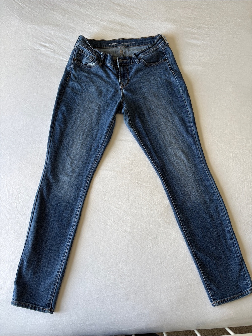 Old Navy Women's Dark Blue Curvy Jeans